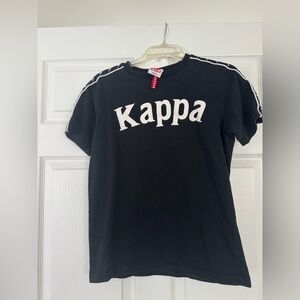 Kappa Dark Blue Logo Tape T-shirt Men's Small